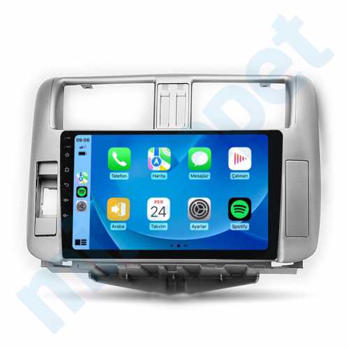 Toyota Land Cruiser Prado 150 9 inç Carplay Androidauto Android Multimedya Sistemi