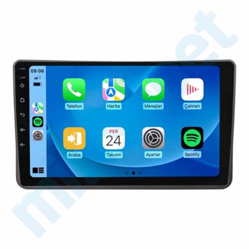 Fiat Panda 9 inç Carplay Androidauto Android Multimedya Sistemi
