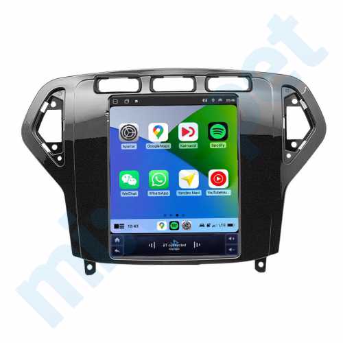 Ford Mondeo 9.7 inç Tesla Carplay Androidauto Android Multimedya Sistemi