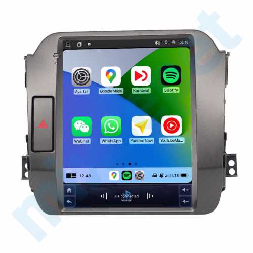 Kia Sportage 9.7 inç Tesla Carplay Androidauto Android Multimedya Sistemi