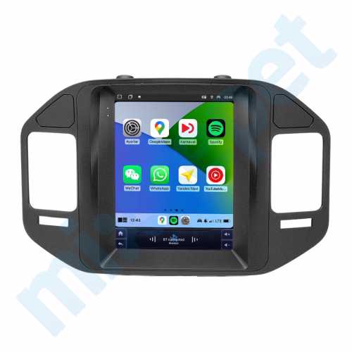 Mitsubishi Pajero 9.7 inç Tesla Carplay Androidauto Android Multimedya Sistemi