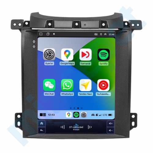 Kia Sorento 9.7 inç Tesla Carplay Androidauto Android Multimedya Sistemi
