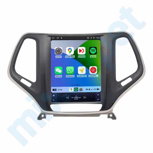 Jeep Cherokee 9.7 inç Tesla Carplay Androidauto Android Multimedya Sistemi