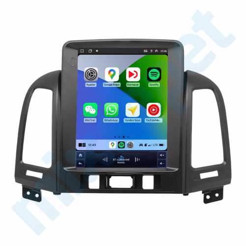 Hyundai Santa Fe 9.7 inç Tesla Carplay Androidauto Android Multimedya Sistemi