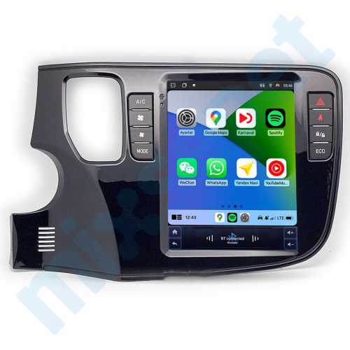 Mitsubishi Outlander 9.7 inç Tesla Carplay Androidauto Android Multimedya Sistemi