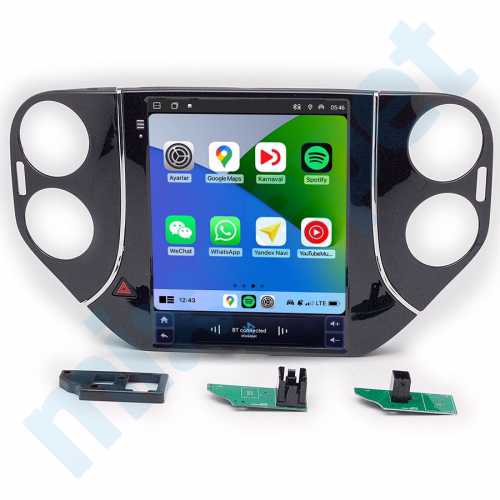 VolksWagen Tiguan 9.7 inç Tesla Carplay Androidauto Android Multimedya Sistemi