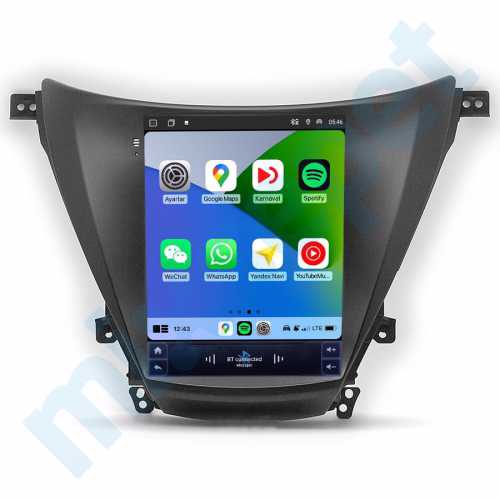 Hyundai Elantra 9.7 inç Tesla Carplay Androidauto Android Multimedya Sistemi