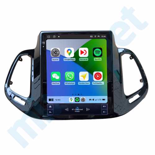 Jeep Compass 9.7 inç Tesla Carplay Androidauto Android Multimedya Sistemi
