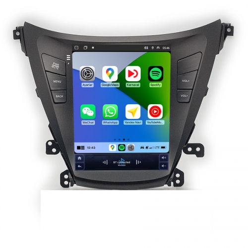Hyundai Elantra 9.7 inç Tesla Carplay Androidauto Android Multimedya Sistemi