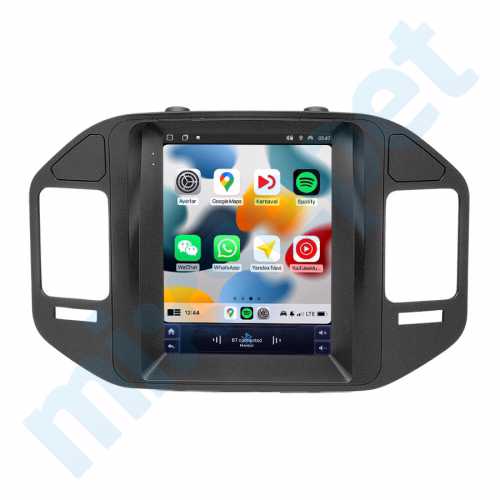 Mitsubishi Pajero 9.7 inç Tesla Carplay Androidauto Android Multimedya Sistemi