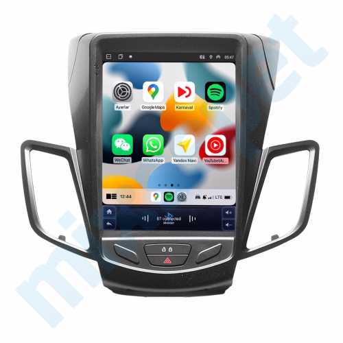 Ford Fiesta 9.7 inç Tesla Carplay Androidauto Android Multimedya Sistemi