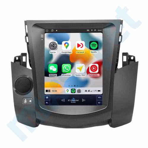 Toyota RAV4 9.7 inç Tesla Carplay Androidauto Android Multimedya Sistemi