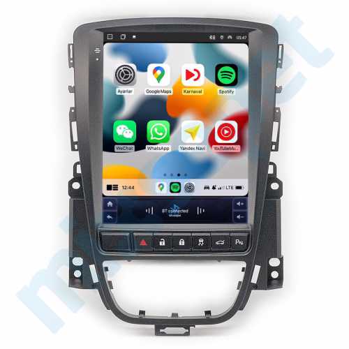 Opel Astra J 9.7 inç Tesla Carplay Androidauto Android Multimedya Sistemi