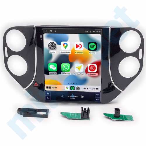 VolksWagen Tiguan 9.7 inç Tesla Carplay Androidauto Android Multimedya Sistemi