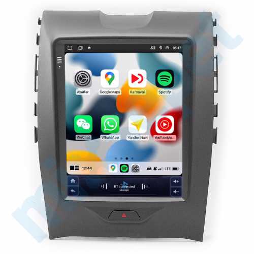 Ford Edge 9.7 inç Tesla Carplay Androidauto Android Multimedya Sistemi