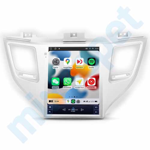 Hyundai Tucson 9.7 inç Tesla Carplay Androidauto Android Multimedya Sistemi