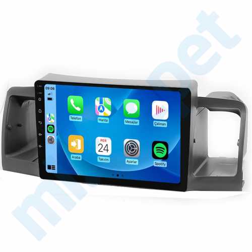 Toyota Corolla 9 inç Carplay Androidauto Android Multimedya Sistemi
