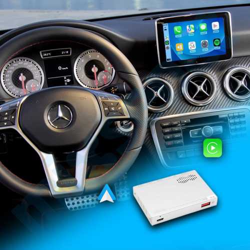 Mercedes A Serisi (W176) NTG 4.5 4.7 (5.8/7 inç) Ana Ünite Carplay AndroidAuto ve Mirrorlink İnterface