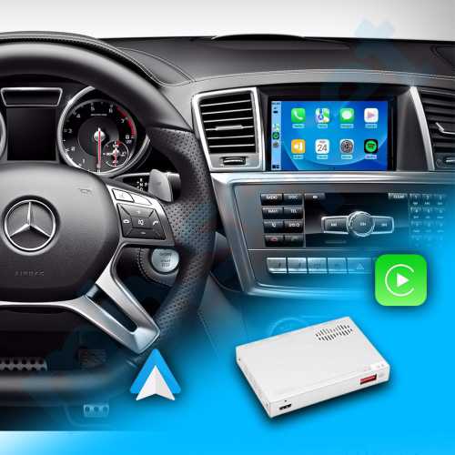 Mercedes GL Serisi (X166) NTG 4.5 4.7 (5.8/7 inç) Ana Ünite Carplay AndroidAuto ve Mirrorlink İnterface