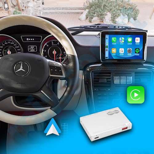 Mercedes G Serisi (G463) NTG 4.5 4.7 (5.8/7 inç) Ana Ünite Carplay AndroidAuto ve Mirrorlink İnterface