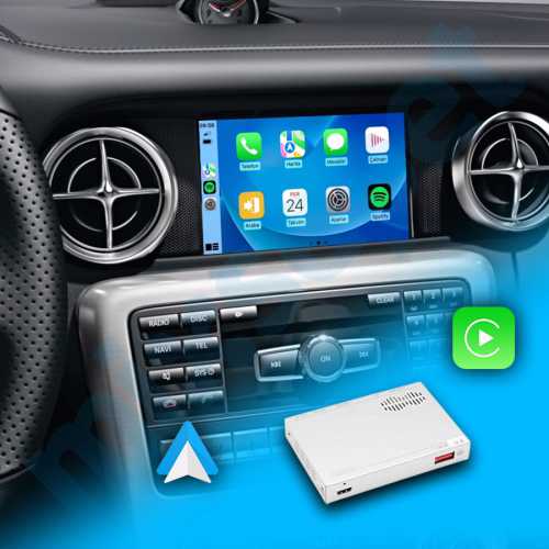 Mercedes SLK Serisi (R172) NTG 4.5 4.7 (5.8/7 inç) Ana Ünite Carplay AndroidAuto ve Mirrorlink İnterface