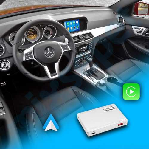 Mercedes C - Serisi Coupé (C204) NTG 4.5 4.7 (5.8/7 inç) Ana Ünite Carplay AndroidAuto ve Mirrorlink İnterface