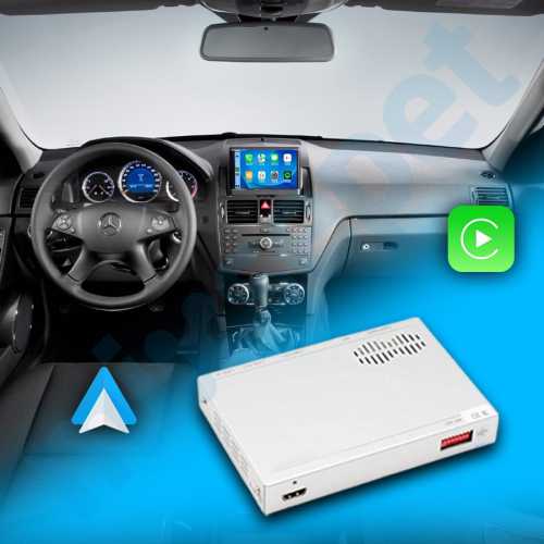 Mercedes C-serisi (W204) NTG4.0 Ana Ünite Carplay AndroidAuto ve Mirrorlink İnterface