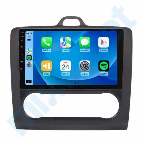 Ford Focus 9 İnç Carplay Androidauto Multimedya Sistemi
