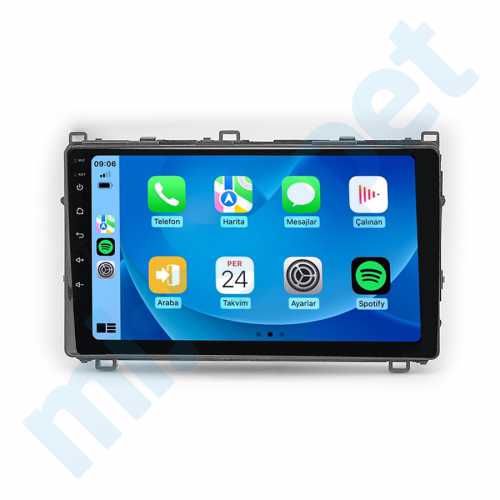 Toyota Corolla 9 inç Carplay Androidauto Android Multimedya Sistemi