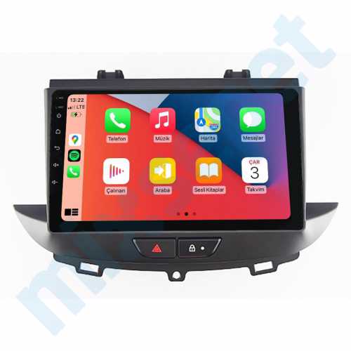 Opel Grandland X 9 İnç Carplay Androidauto Multimedya Sistemi