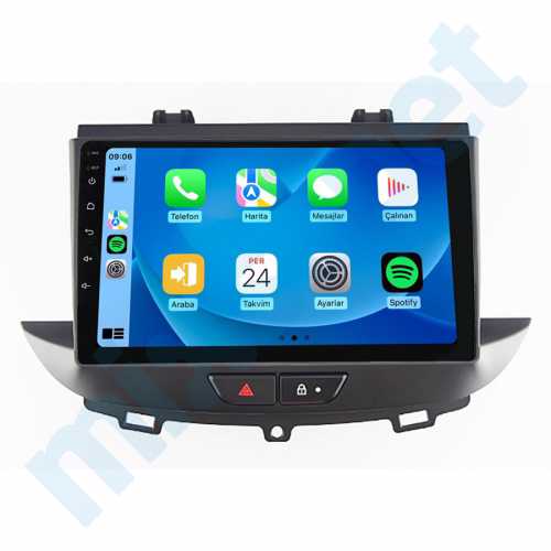 Opel Grandland X 9 İnç Carplay Androidauto Multimedya Sistemi
