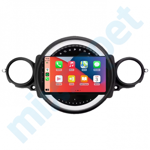 Mini Cooper R56 9 inç Carplay Androidauto Multimedya Sistemi