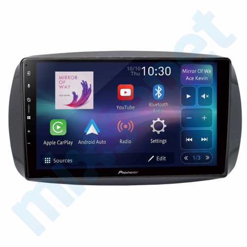 Pioneer PF97BT Smart Fortwo ForFour (453) 9 inç Carplay Androidauto Multimedya Sistemi