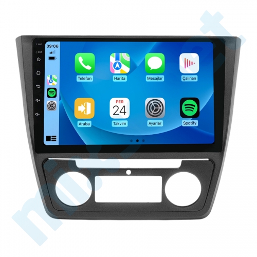 Skoda Yeti 9 inç Carplay Androidauto Android Multimedya Sistemi