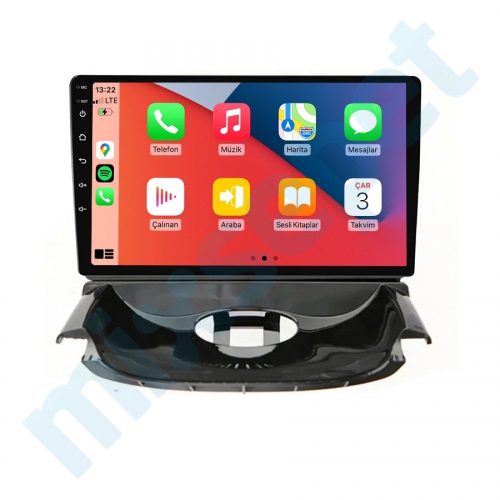 Peugeot 206 9 inç Carplay Androidauto Multimedya Sistemi