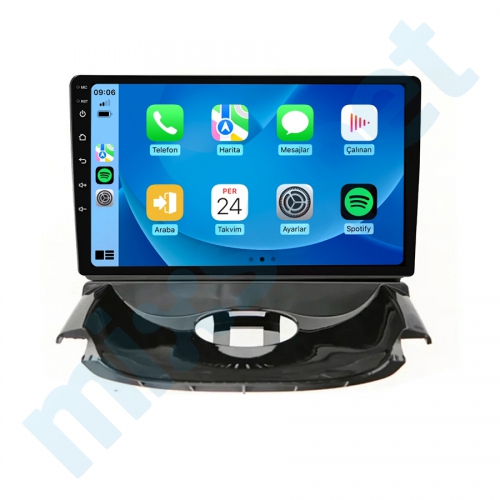Peugeot 206 9 inç Carplay Androidauto Android Multimedya Sistemi