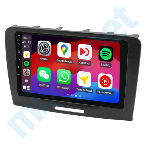 SKODA SuperB 9 inç Carplay Androidauto Multimedya Sistemi