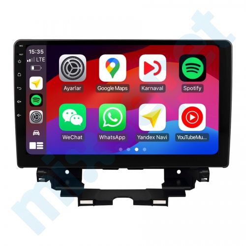 Renault Kangoo 9 inç Carplay Androidauto Multimedya Sistemi