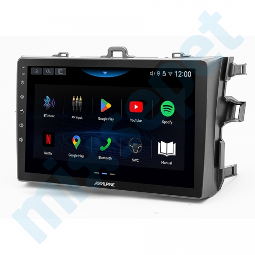 Alpine AW409 Toyota Corolla 9 inç Carplay Androidauto Multimedya Sistemi
