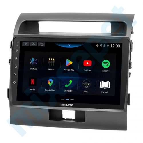 Alpine AW409 Toyota Land Cruiser 200 9 inç Carplay Androidauto Multimedya Sistemi