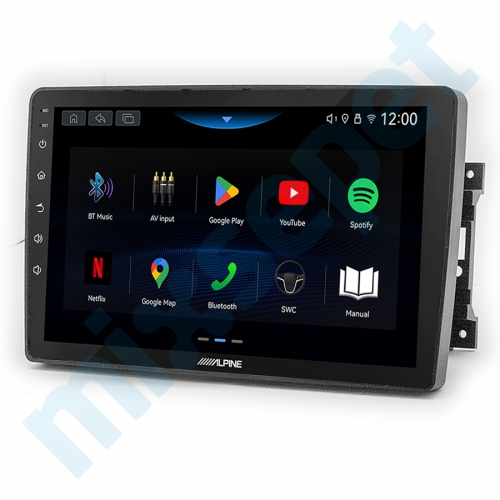 Alpine AW409 Chrysler 300C Jeep Grand Cherokee (WH) 9 inç Carplay Androidauto Multimedya Sistemi