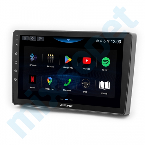 Alpine AW409 Citroen C2 C3 Berlingo Jumpy Fiat Scudo Peugeot 207 307 9 inç Carplay Androidauto Multimedya Sistemi