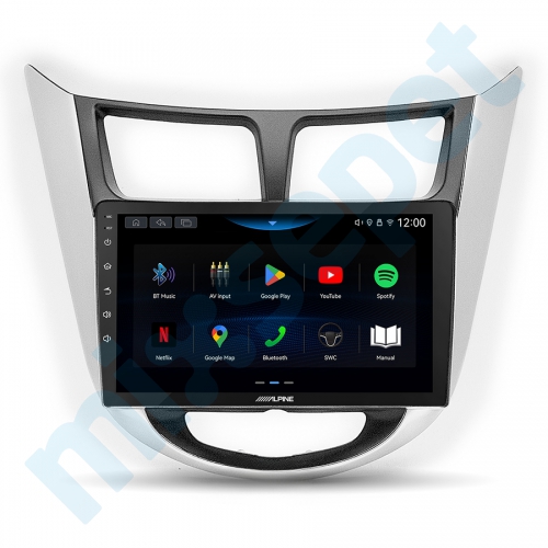 Alpine AW409 Hyundai Blue 9 inç Carplay Androidauto Multimedya Sistemi