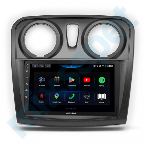 Alpine AW409 Dacia Sandero/Logan Mcv 9 inç Carplay Androidauto Multimedya Sistemi