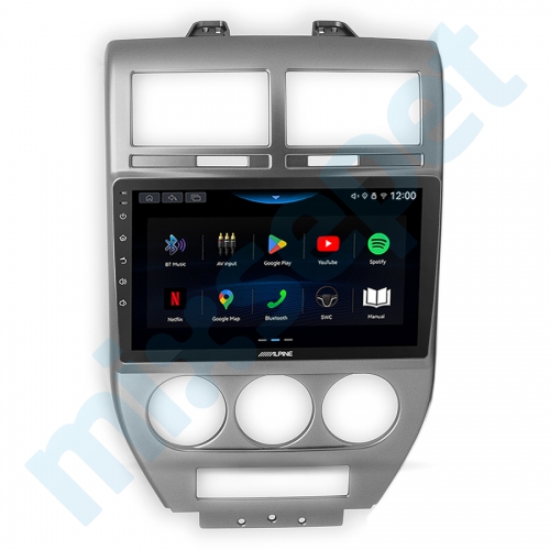Alpine AW409 Jeep Compass Patriot  9 inç Carplay Androidauto Multimedya Sistemi
