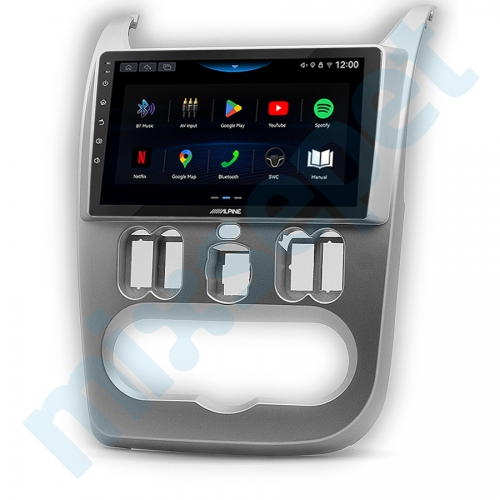 Alpine AW409 Dacia Logan Sandero Duster 9 inç Carplay Androidauto Multimedya Sistemi