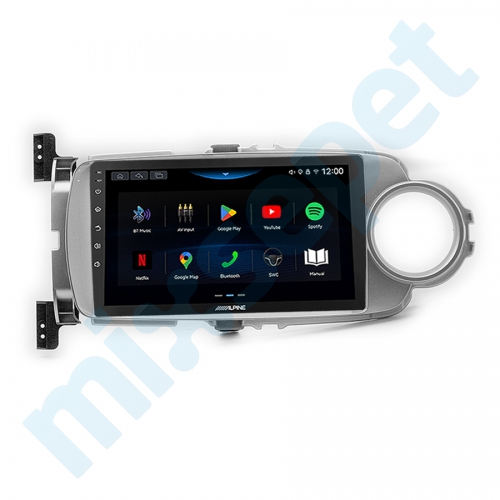 Alpine AW409 Toyota Yaris 9 inç Carplay Androidauto Multimedya Sistemi