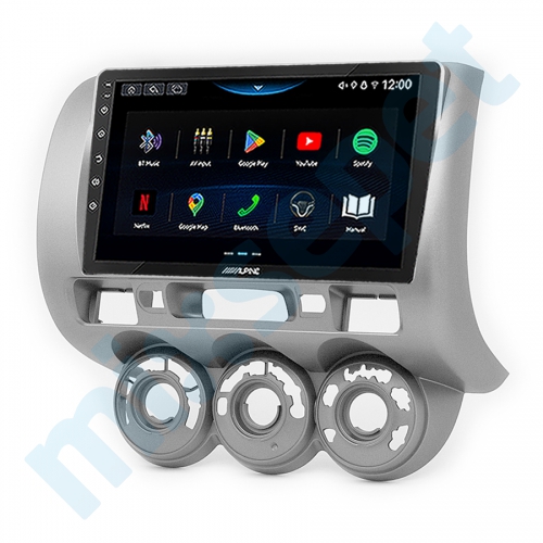 Alpine AW409 Honda City Jazz Manuel Klima 9 inç Carplay Androidauto Multimedya Sistemi