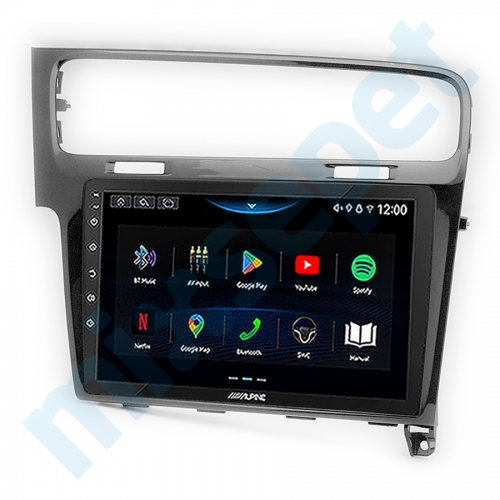 Alpine AW409 Volkswagen Golf 7 9 inç Carplay Androidauto Multimedya Sistemi
