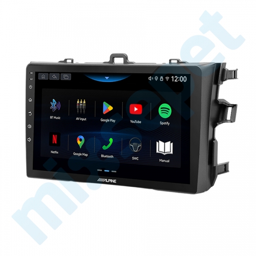 Alpine AW409 Toyota Corolla 9 inç Carplay Androidauto Multimedya Sistemi